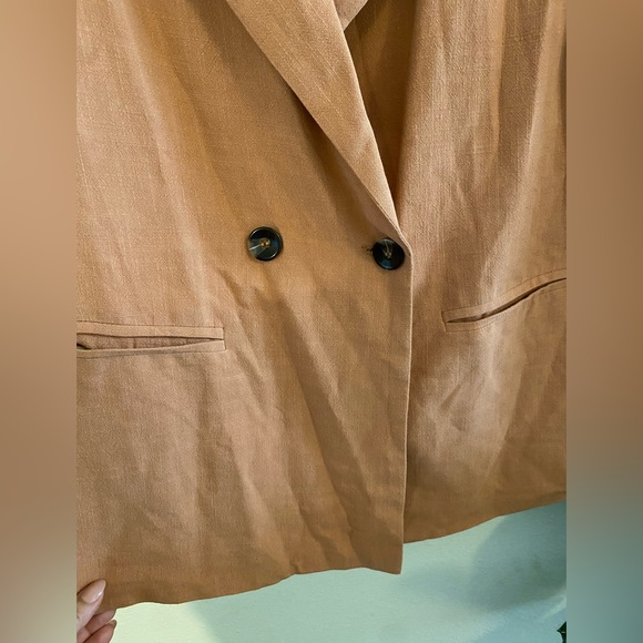 Lulus Peach Oversized Double-Breasted Blazer size medium - Picture 11 of 11
